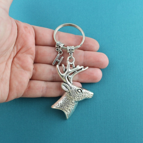 Deer on sale head keychain