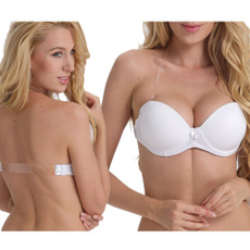 push up bra, strapless, clearbackbra, soutiengorge