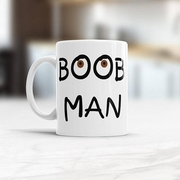 Funny coffee mugs for men, Boob man cup, Funny Christmas gift for Him,  Husband gift, Boyfriends gift, Boob mug, hilarious present for friend | Wish