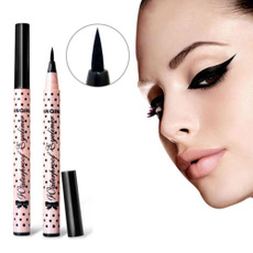 2 Pcs NEW Eyeliner Waterproof Liquid Eye Liner Pencil Pen Make Up Beauty Cosmetics (Size: 2PCS, Color: Black)