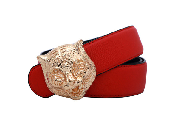 gucci gold tiger belt