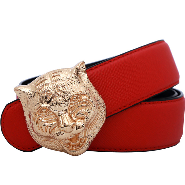gucci belt with tiger buckle