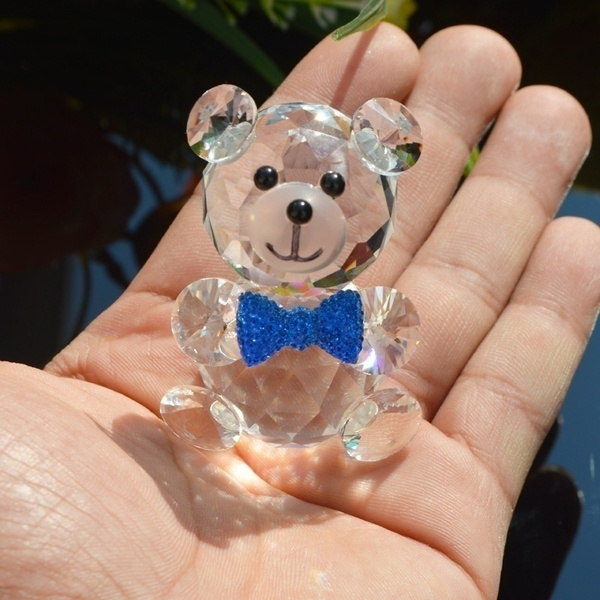 Teddy store bear glass