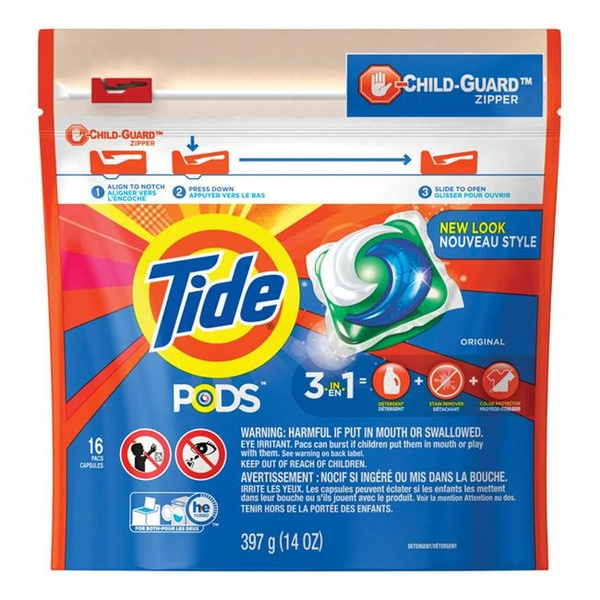 Tide 1670223 16 Count Original Scent Pod Laundry Detergent | Wish