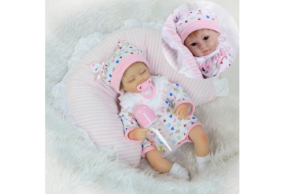 Realistic baby doll with sales eyes that open and close