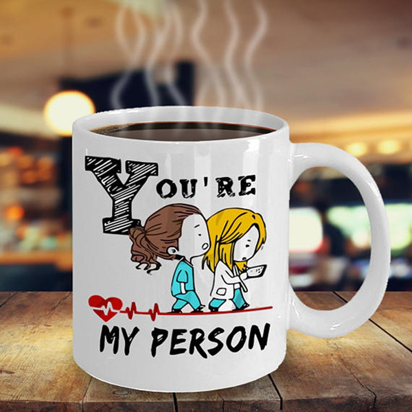 Greys Anatomy You're My Person 16oz Ceramic Coffee Cup 
