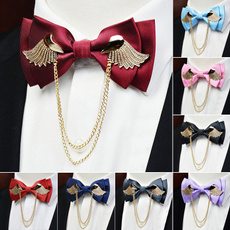 butterfly, golden, Мода, bow tie
