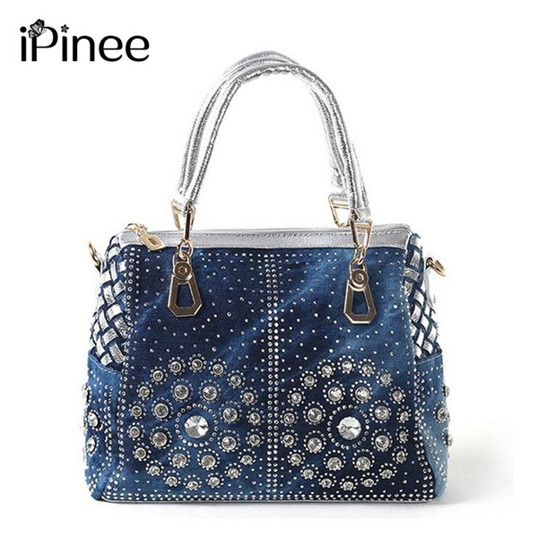 Fashion New Crystal Bucket Bag Designer Women Bag Shoulder Bag