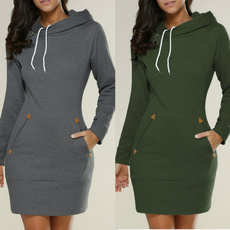 Mini, Plus Size, sweater dress, pullover hoodie