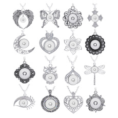 Fashion, Jewelry, Silver Pendant, button