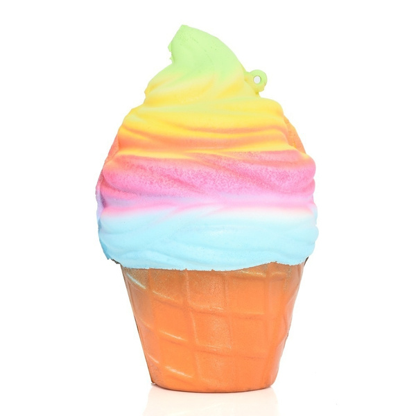 Squishy rainbow ice hot sale cream