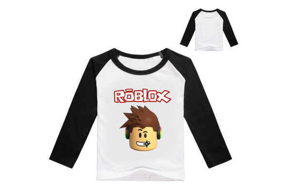 2018 Summer Fashion Children T-shirt Roblox Tshirt Short Sleeve Casual Shirt  Boys Clothing Red Nose Day Running T-shirt