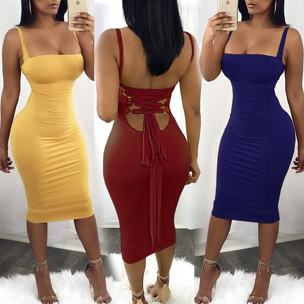 Strappy Bandage Dresses