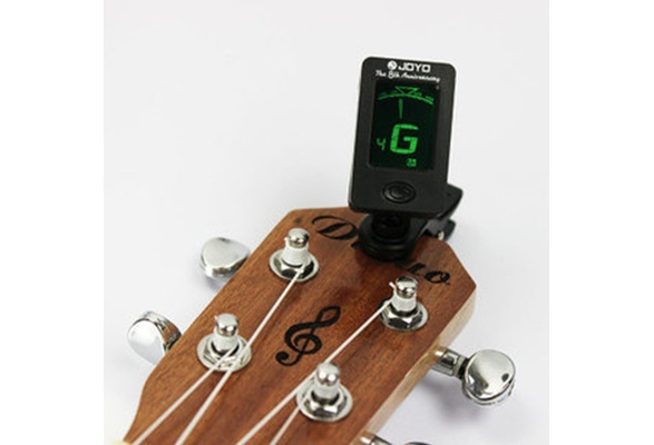 Clip-On Digital Stimmgerät Gitarre auch für Bass Violine Ukulele Gitarren Tuner 