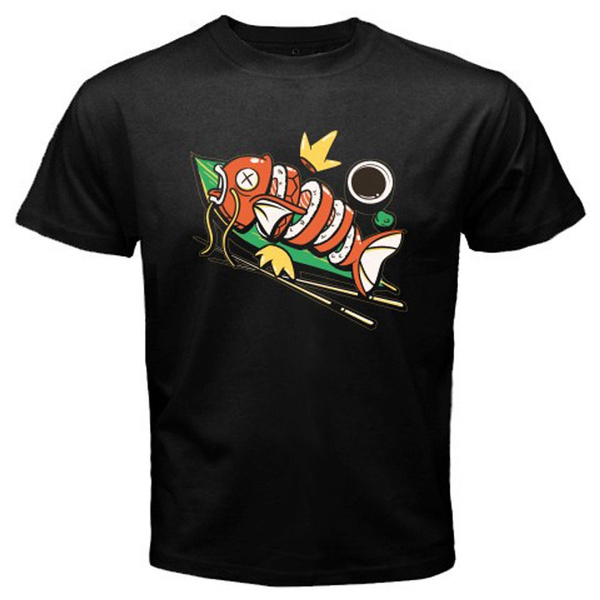 Pokemon Magikarp Sushi Funny Men'S T Shirt – BlacksWhite