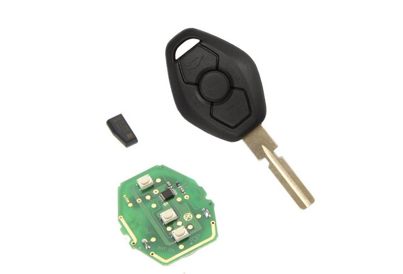 Botón remoto de la llave 3 para BMW 3 5 7 SERIE E38 E39 E46 con el  microprocesador 315MHZ/433MHZ HU58