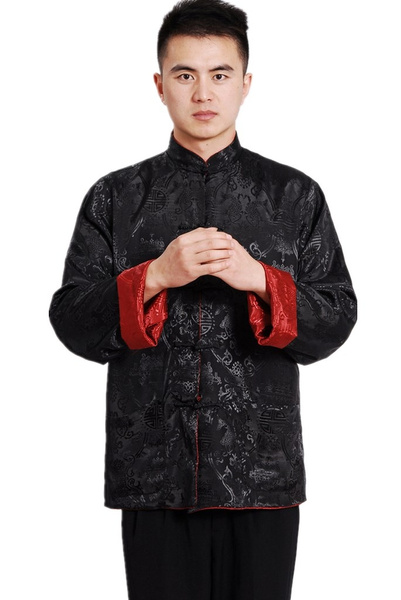 Chinese tang suit long-sleeve Traditional Chinese clothing Two-sided ...