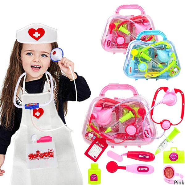 Children's Kit Doctor Set Kids Educational Pretend Doctor Role Play ...