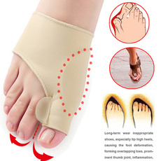 1Pair Newest Hallux Valgus Correction Braces Big Toe Separators Orthopedic Bunion Corrector Socks Toes Separator