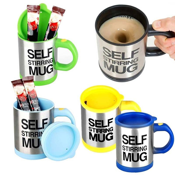 Self Stirring Double Insulated Mug Automatic Electric Cups Smart Mugs ...