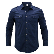 Fashion, Shirt, long sleeved shirt, Army