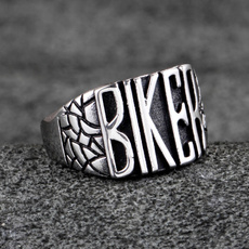 Steel, Jewelry, fashion ring, Stainless Steel