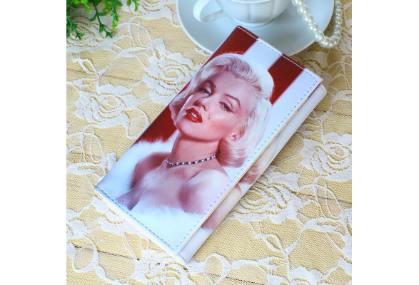 Marilyn Monroe Prints Women Wallets Lady Purses Handbags Coin Purse Long  Clutch Moneybags Red Wallet ID Cards Holder Pocket Bags