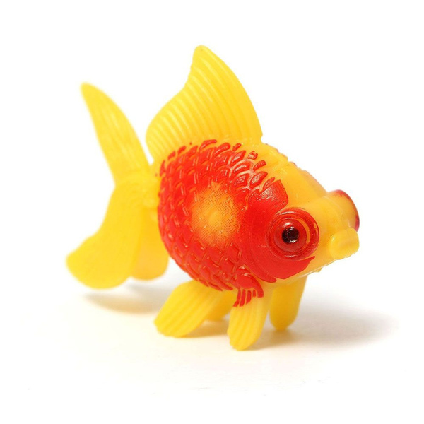 3Pcs Lovely Ornament Aquatic Pets Fake Fish Home Garden Gold Fish Aquarium  Tank
