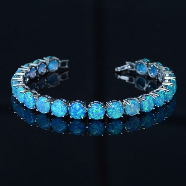 Amazon.com: 6 mm Opal bracelets,stone bracelets,white bracelets,men  bracelets,women bracelets,fashion bracelets : Handmade Products