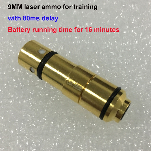 9mm Laser Ammo Bullet Cartridge for Dry Fire Training and Shooting Simulation 