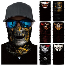 Cool Robot Skull Halloween Mask Scarf Joker Headband Balaclavas for Cycling Fishing Ski Motorcycle