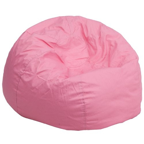 baby pink bean bag