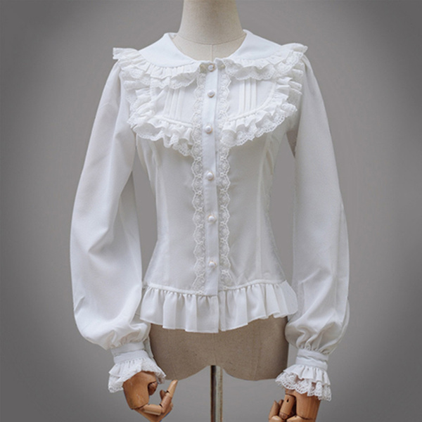 White hotsell gothic blouse