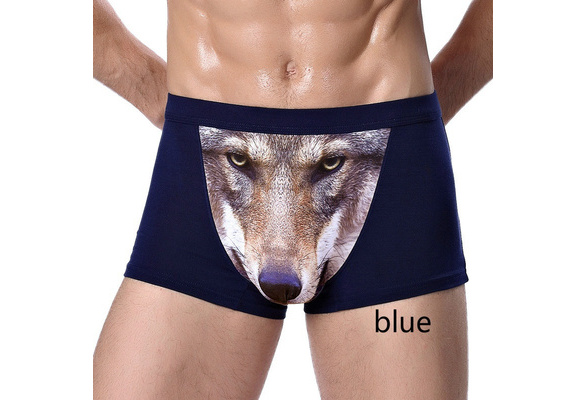 Wolf Underwear Men Cotton Funny Men's Boxer Shorts Pouch Bulge Sexy  Boxershorts Breathable Spandex Mens Boxers Brand Panties | Wish