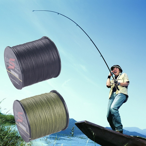 Outdoor fishing 4 weaves 100m per roll PE Multifilament braided fishing ...