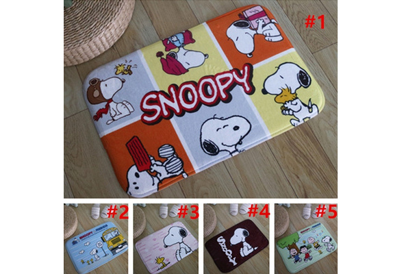 Fantasy Welcome Anti-Slip Rubber Input Mat Rug Heavy Duty Snoopy Welcome