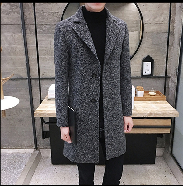 mens thick overcoat