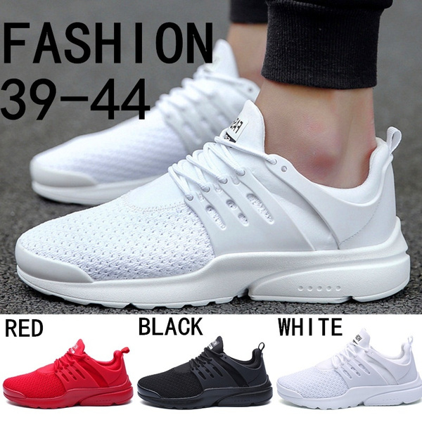 New fashion men's casual running sport shoes hot sale man breathable flats shoes