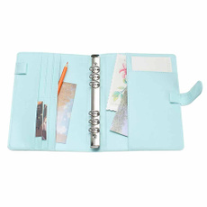 New Vintage Refillable Notebook File Folder Notepad Cover Leather Ring Binder