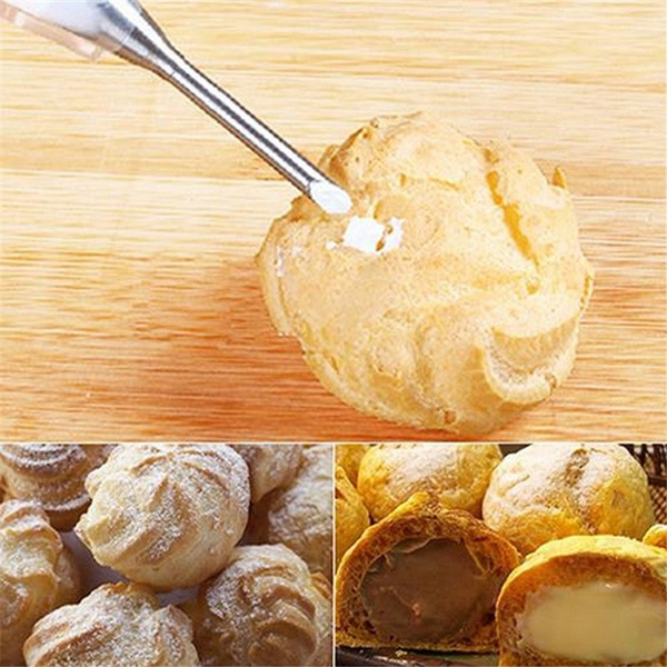 Icing Piping Nozzles Tips Dessert Cream Butter Cupcake Doughnut Filler Tool Sale 