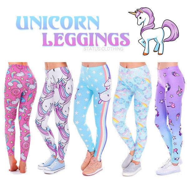 Buy Kookie Kids Full Length Leggings Unicorn Print Navy Blue for Girls  (2-3Years) Online in India, Shop at FirstCry.com - 3283721