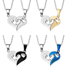 promiselovenecklace, Heart, Stainless Steel, Love