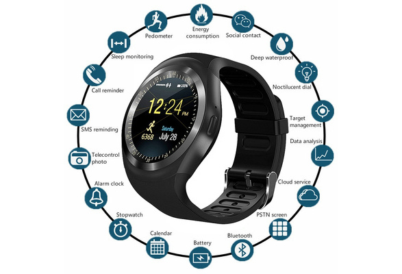 y1 smartwatch sim card