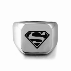 Steel, ringsformen, Superhero, Jewelry