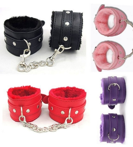 Menottes SM Ouch – Plush Rose, Pour Poignets Ou Chevilles, Kit Fétish