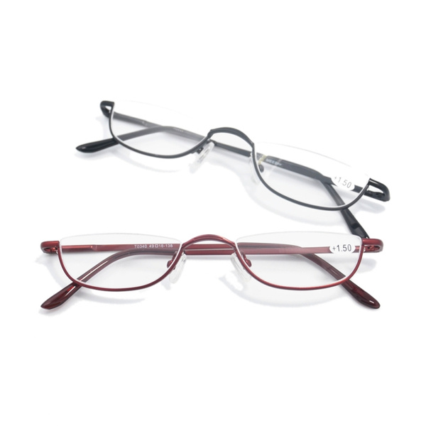 half rimmed reading glasses