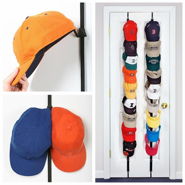 Baseball cap organizer storage hot sale