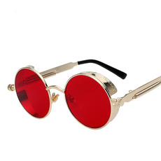  Fashion Sunglasses Men Classics Women Metal Eyeglasses Round Shades Mirror Vintage Sun Glasses Accessories Gifts   