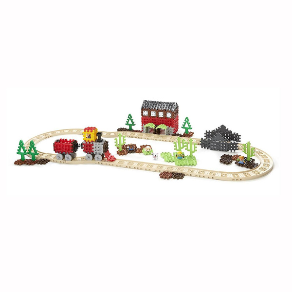 little tikes car and train set