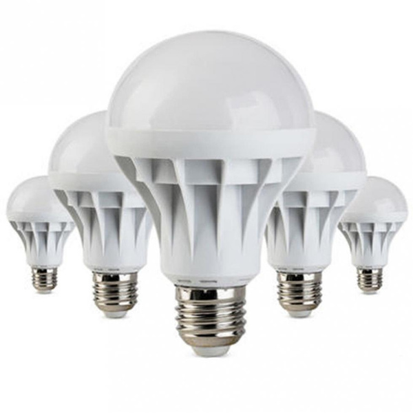 LED Intelligent E27 220V Light Bulbs 7/9/12/15W Emergency Rechargeable Lamps